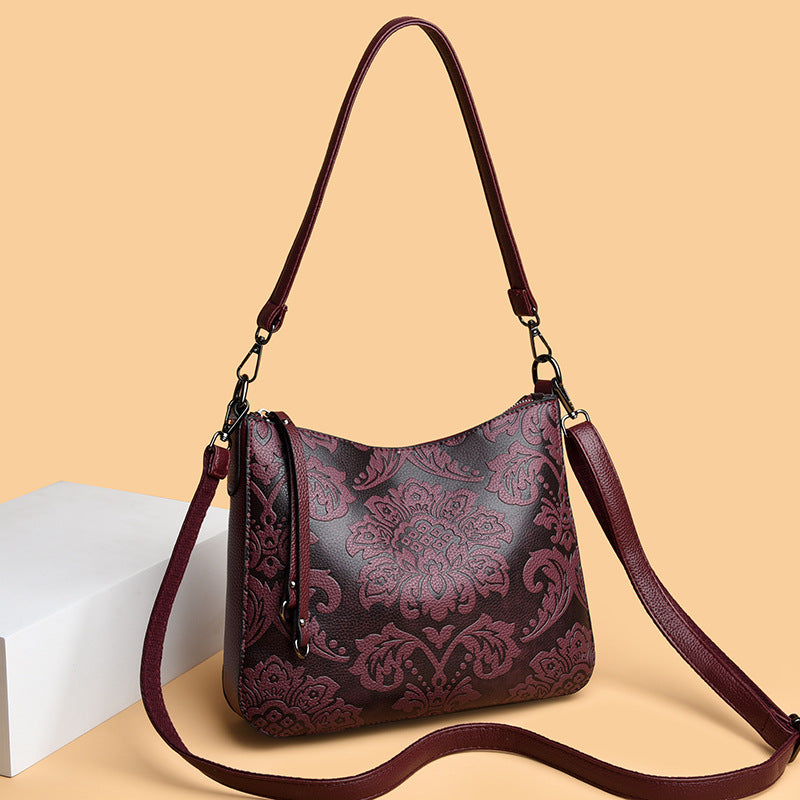 PU leather shoulder bag