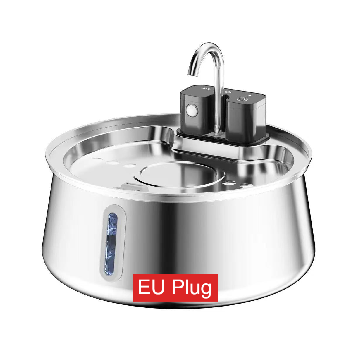 4L Stainless Steel Wireless Infrared Sensor Pet Water Fountain for Cats and Dogs