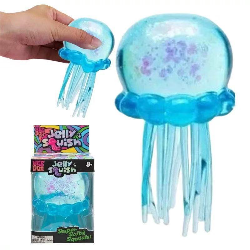 Octopus-shaped stress-relieving maltose squishy toy