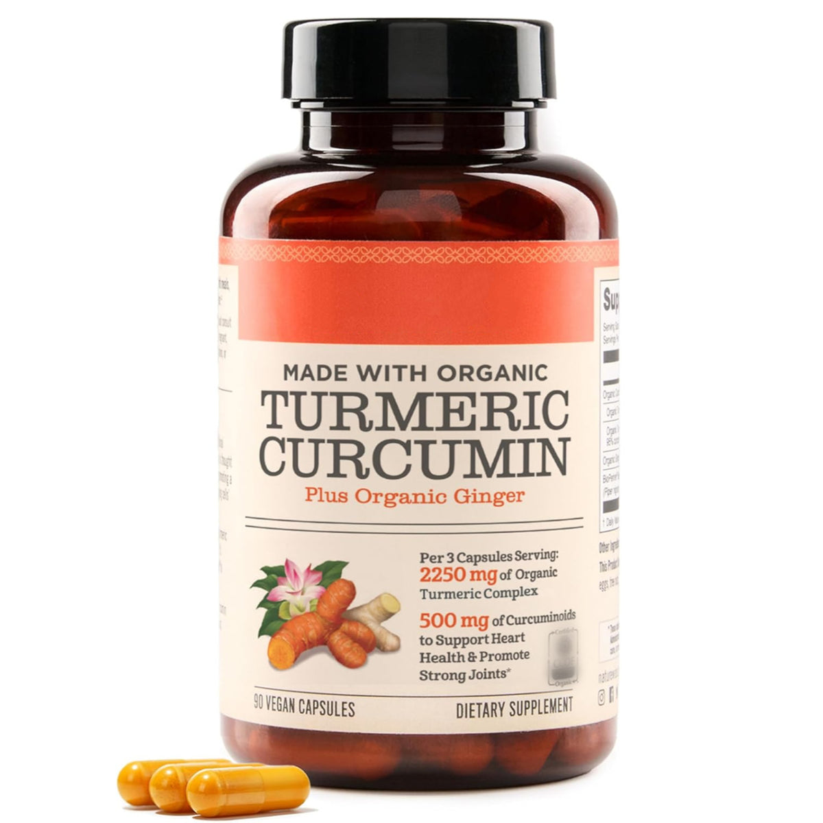 Turmeric Curcumin Supplement Capsules
