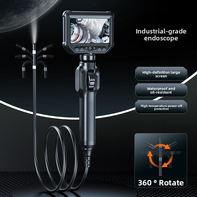4.3 Inch Screen Dual-Lens Pipe Inspection Endoscope