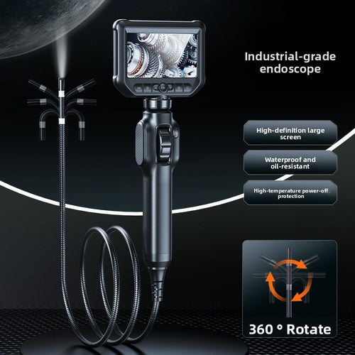 4.3 Inch Screen Dual-Lens Pipe Inspection Endoscope