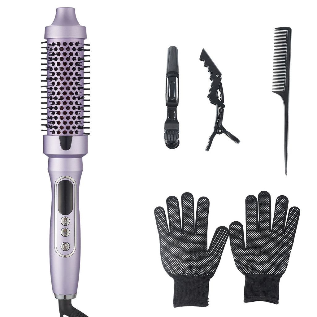 Infrared Hair Styling Comb Straightener Curler