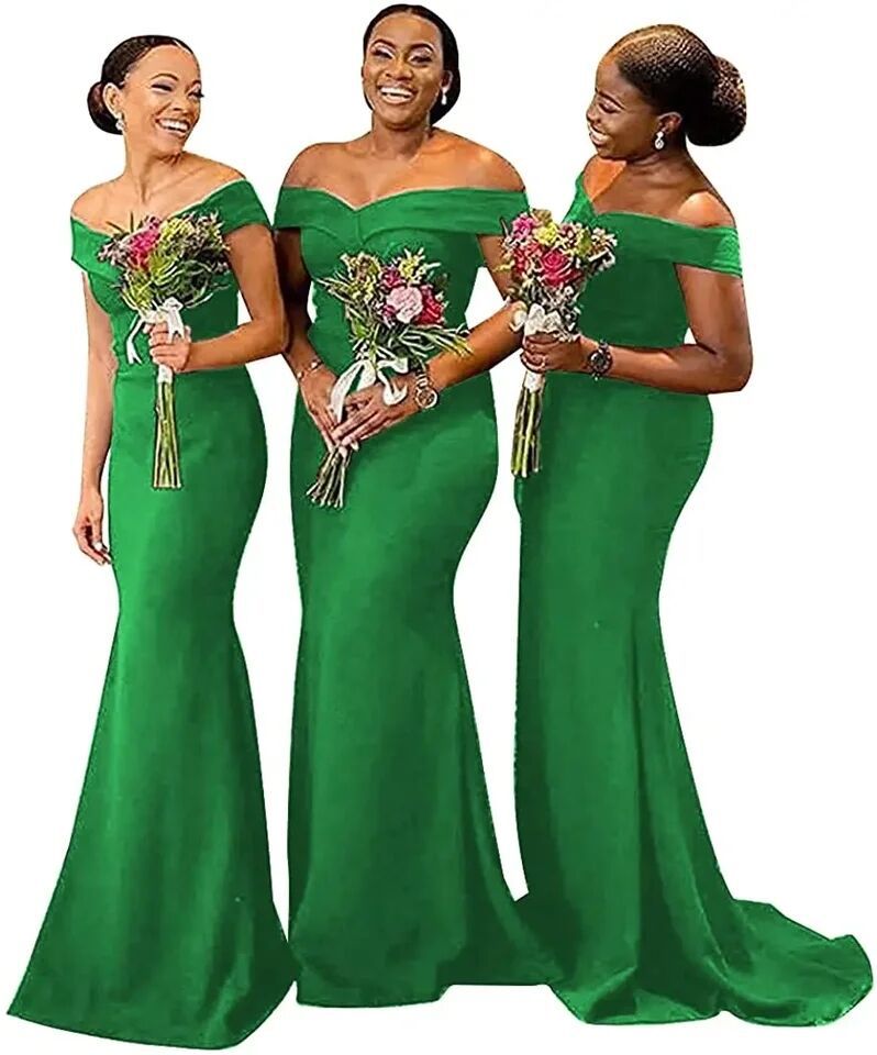 Elegant and simple women's evening dress