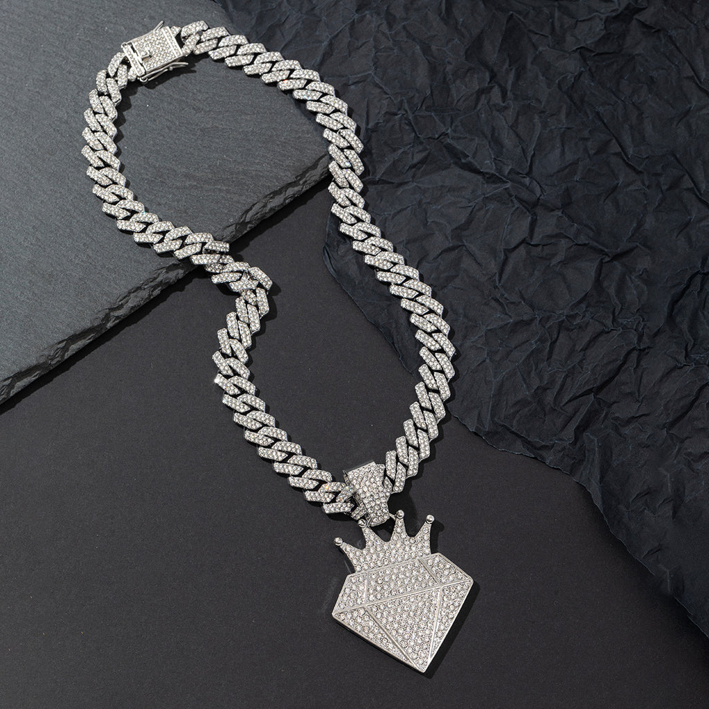 Diamond Crown Pendant