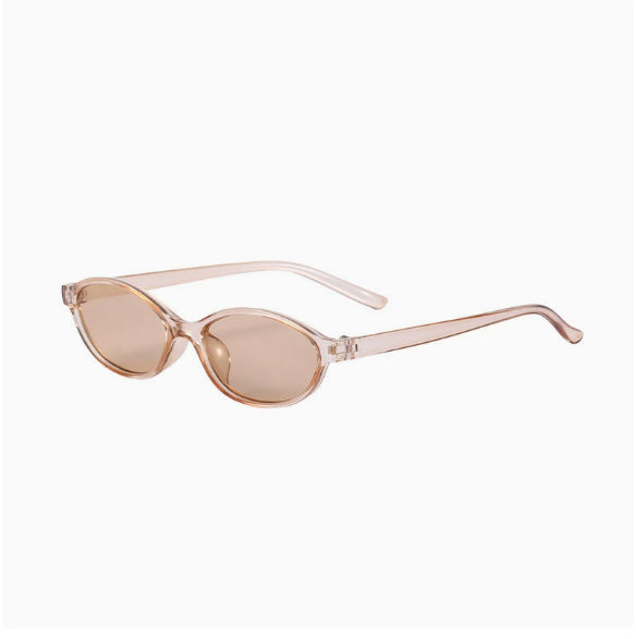 Women's Oval Cat-Eye UV400 Sunglasses Lightweight PC Frame