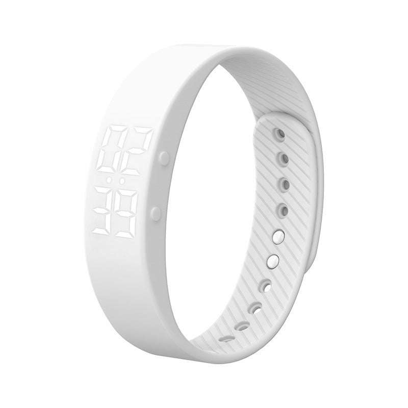New Cross-Border Powerful Vibrating Alarm Clock Bracelet Men's Electronic Watch Vibrating Silent Dormitory Wake-Up Artifact Step Counting Luminous