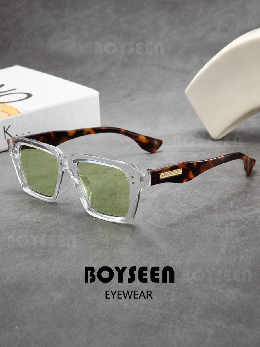 Retro Square Oversized Sunglasses for Men
