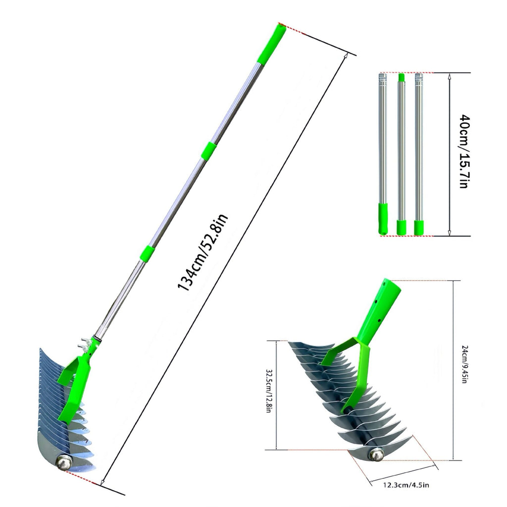 Stainless Steel Garden Lawn Rake