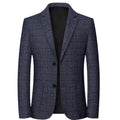 Plaid suit jacket
