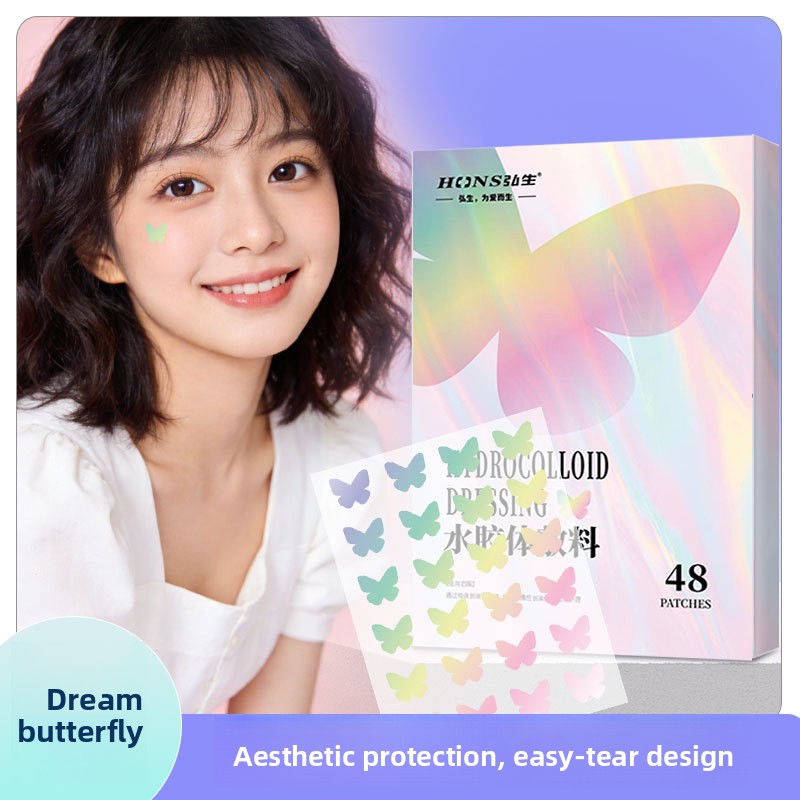Medical Butterfly Hydrocolloid Acne Patches