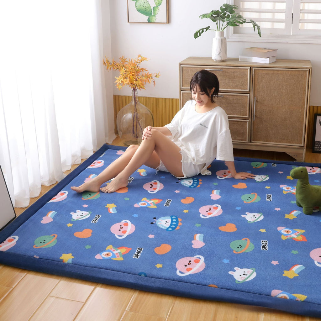 Thickened Coral Fleece Floor Mat