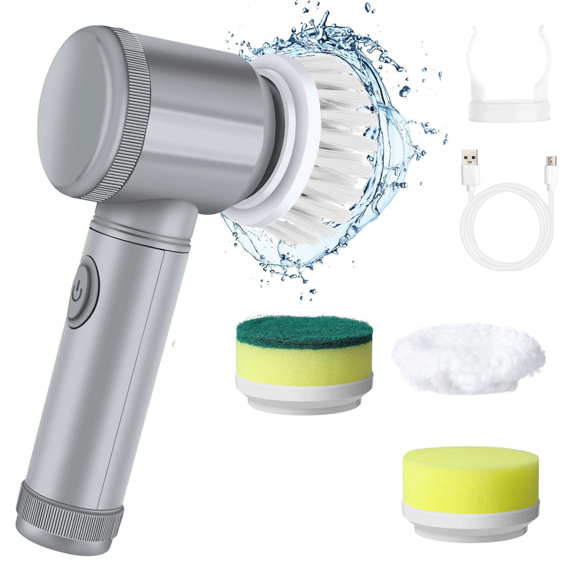 Dishwasher and pot cleaner with non-stick coating brush