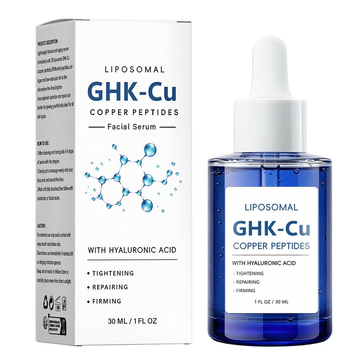 Copper peptide facial essence