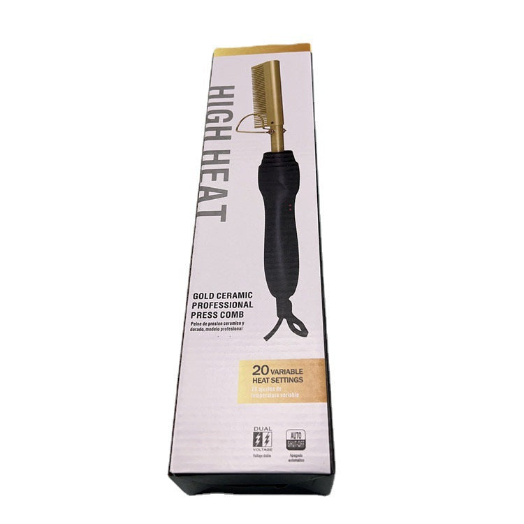 Dual-Use (Wet/Dry) Electric Heated Copper Comb