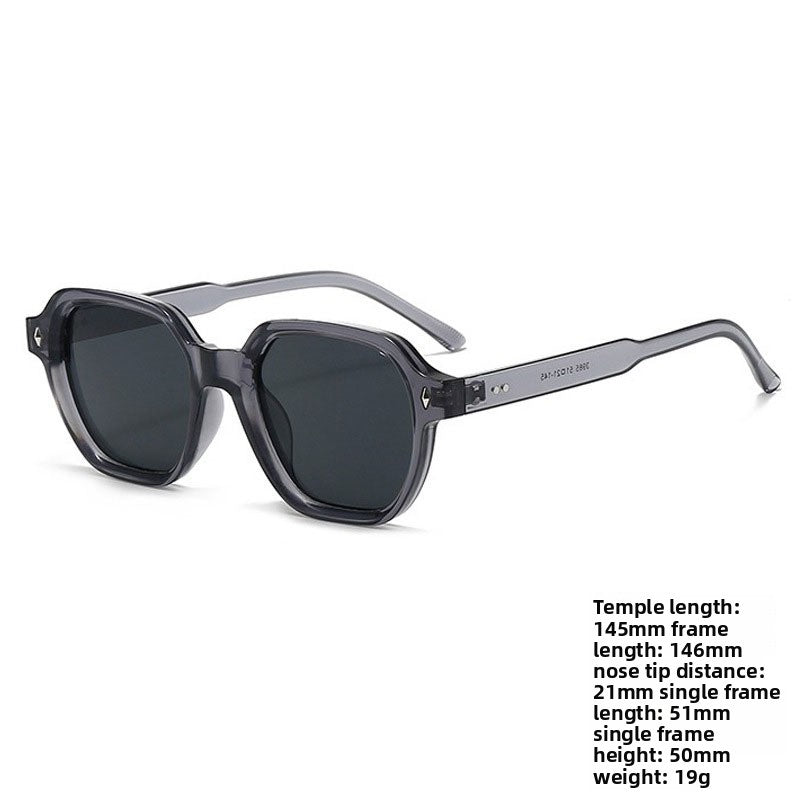 UV400 Protection Square Frame Sunglasses