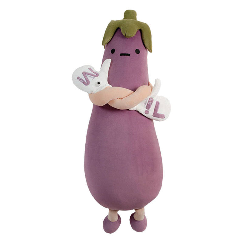 Eggplant Plush Sleep Aid Pillow