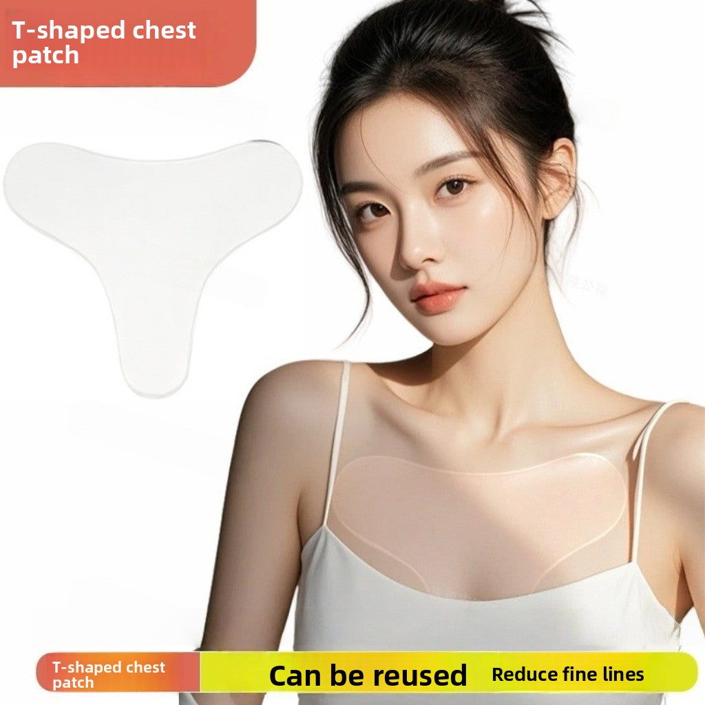 Transparent Anti-Wrinkle Silicone Patch for Facial Lifting