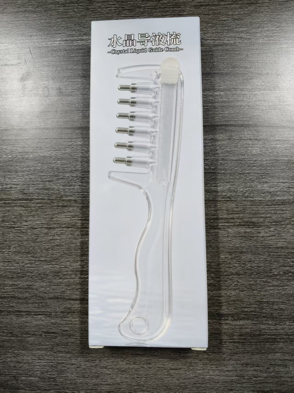 Roller Ball Scalp Liquid Guide Comb with Dropper for Hair Care