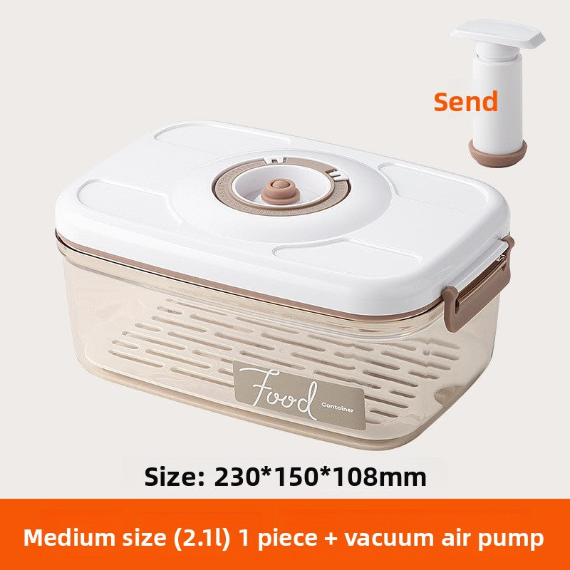 Electric vacuum storage box with air extraction function