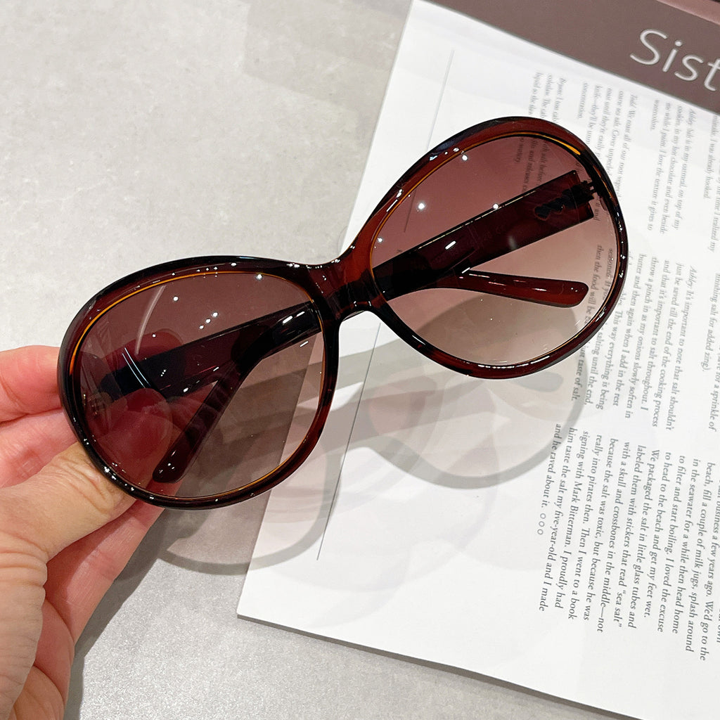 Vintage Large Oval Sunglasses