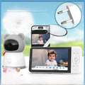 High-definition 5-inch baby monitor for remote monitoring
