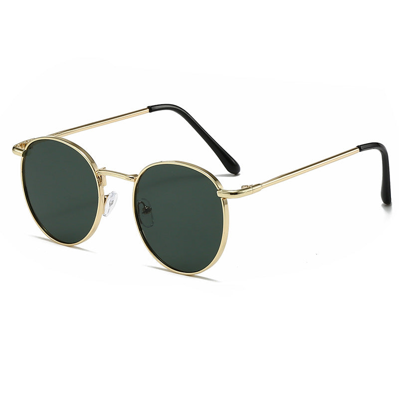 Classic Retro Small Round Frame Polarized Sunglasses