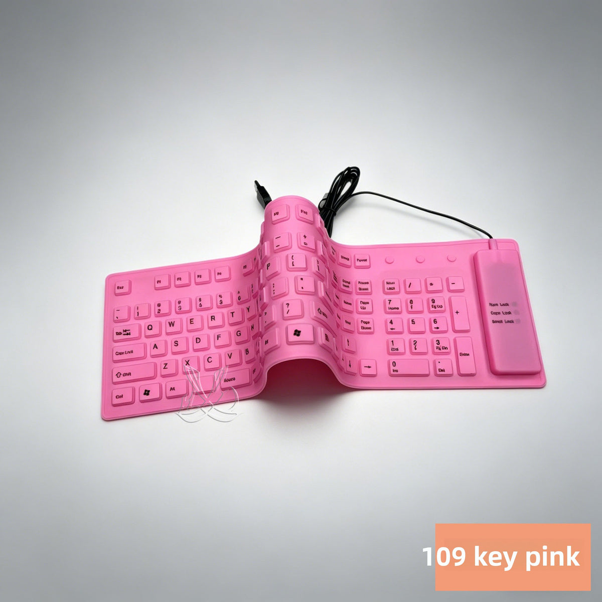 Silicone Mute Soft Keyboard USB Wired Folding