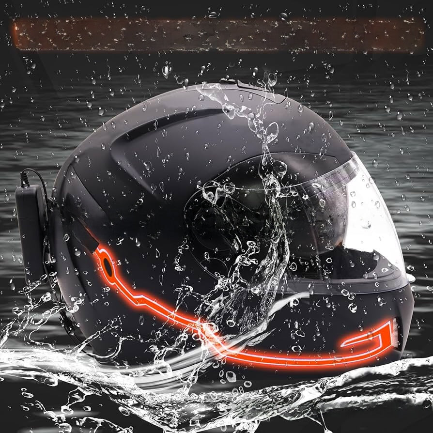 LED Helmet Light Strip for Night Riding Safety