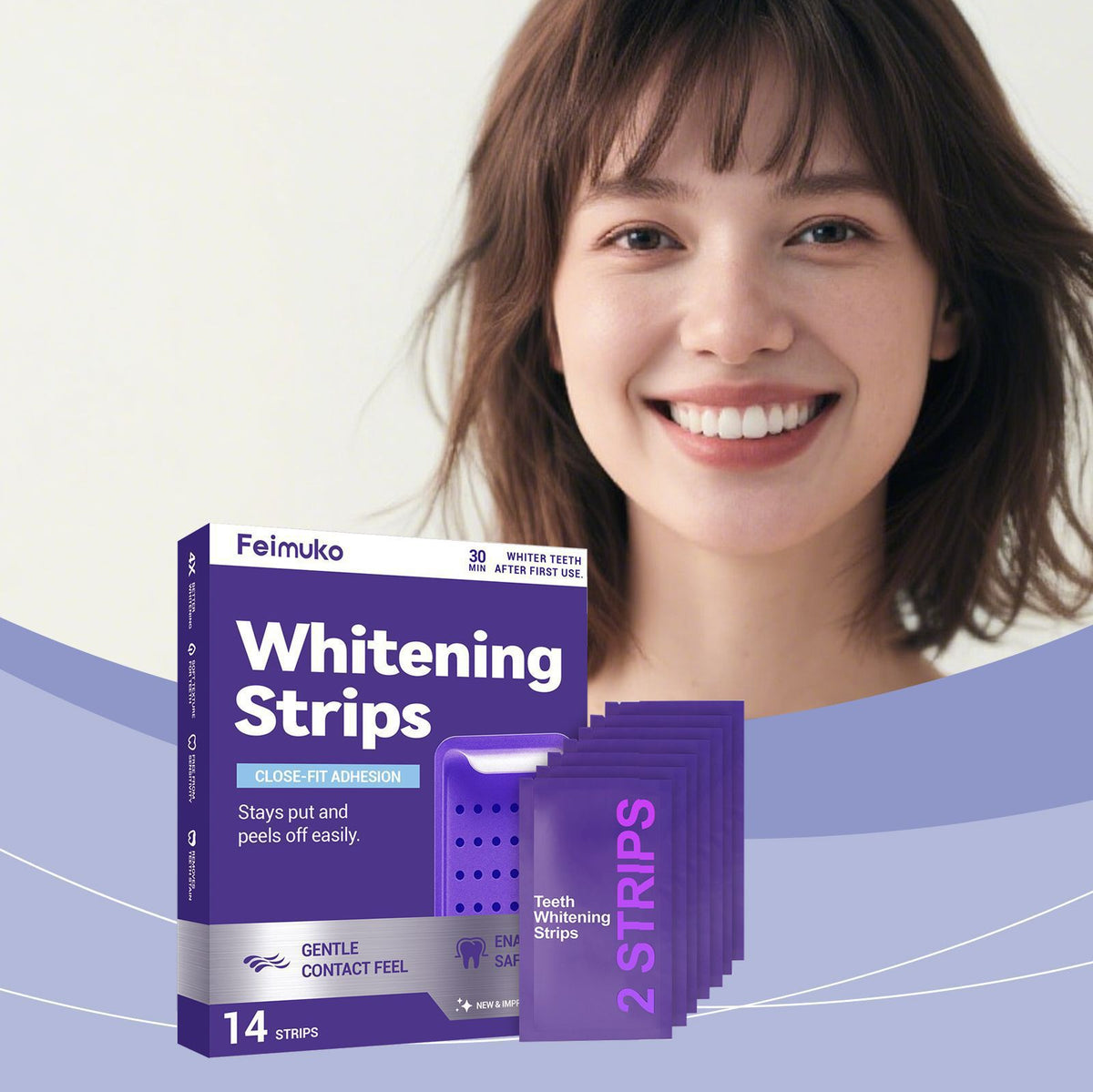 Dental care strips