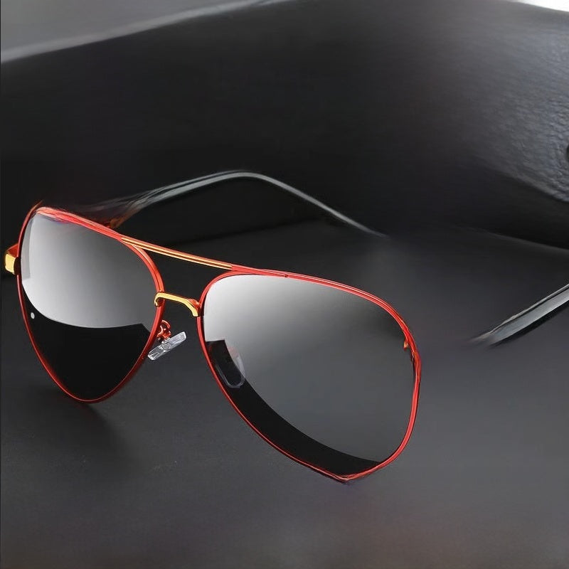 Men's Polarized Photochromic Sunglasses for Driving and Fishing