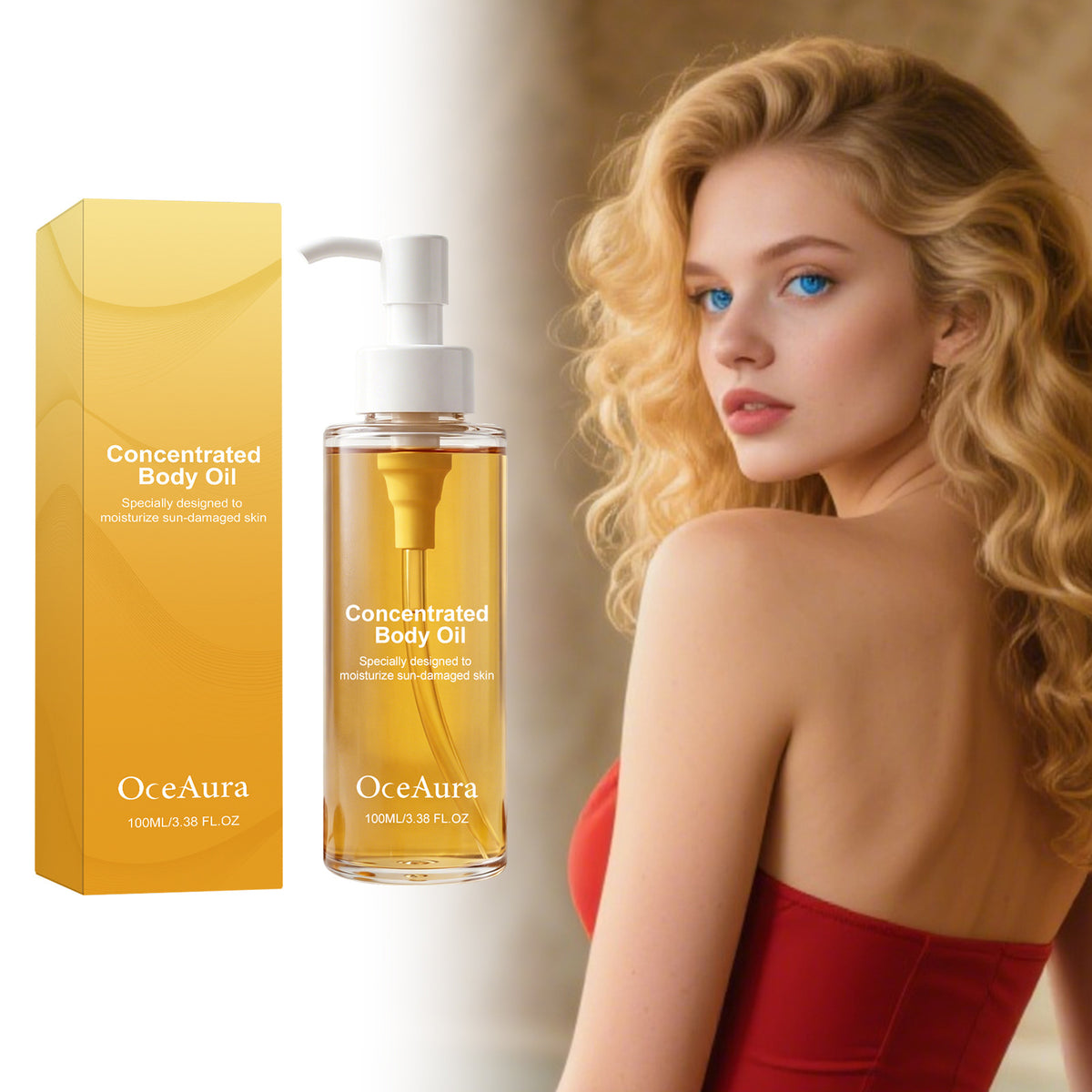Post-sun moisturizing care for soft and non-greasy skin oil