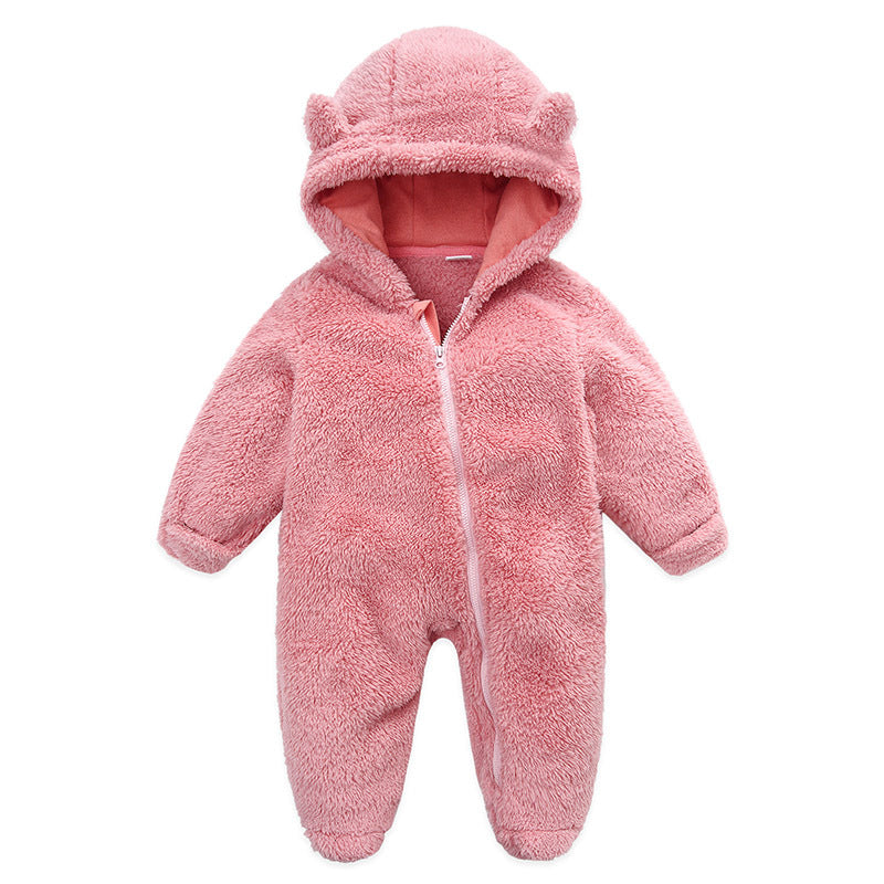 Infant Fleece Romper Winter Wear
