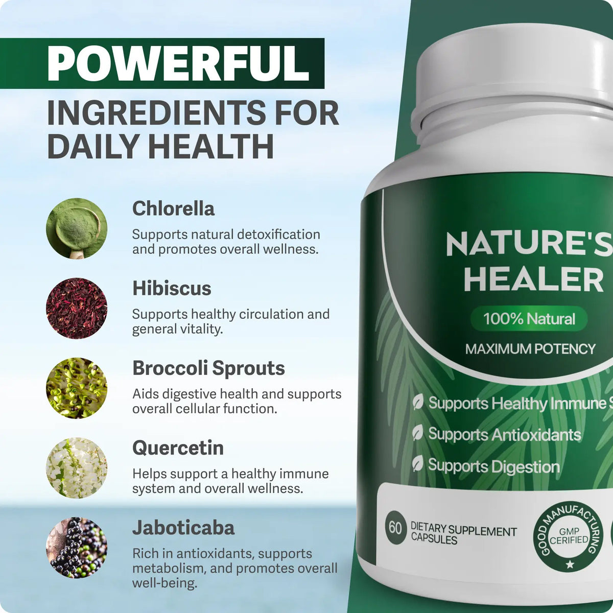 pure Moringa Leaf Capsule