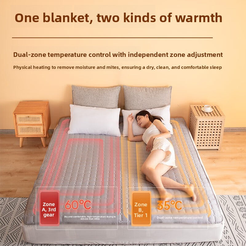 Water-circulation electric heating mattress