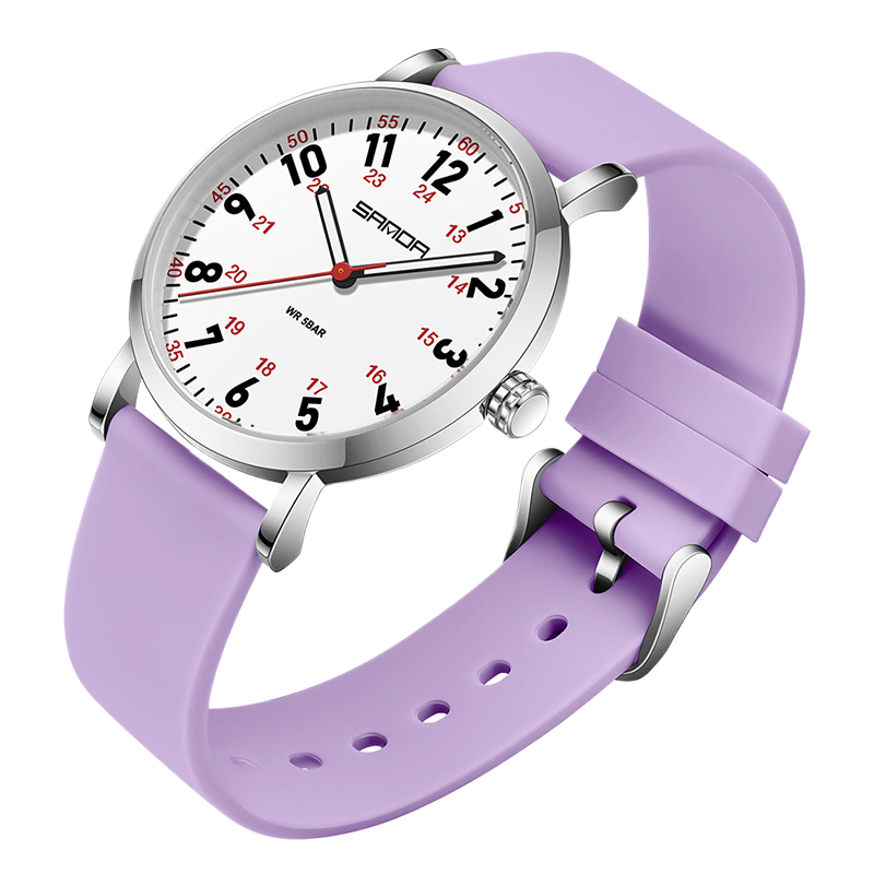 Fashion Quartz Watch with Luminous Dial and Waterproof Design