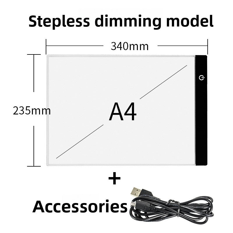 A4 LED Tracing Table with Adjustable Brightness