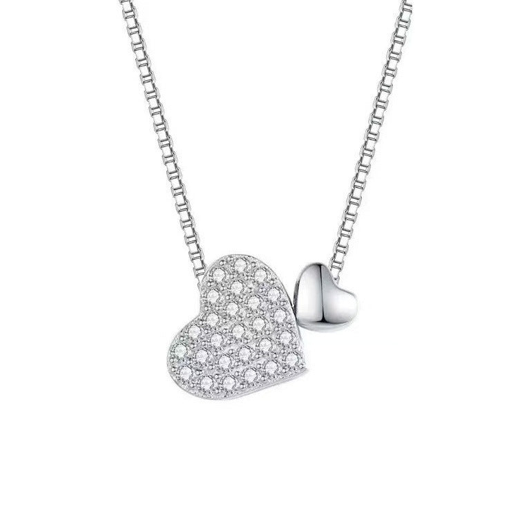 Heart Shape Lock Pendant Necklace