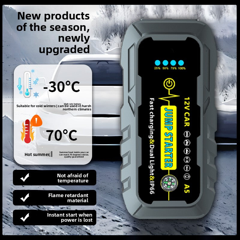 Car Emergency Start Power Supply 12V Waterproof Battery Charger