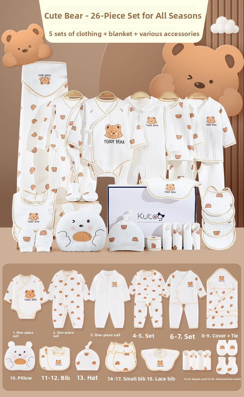 Newborn gift set with baby clothes