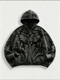 Gothic 3D Printed Hooded Sweatshirt