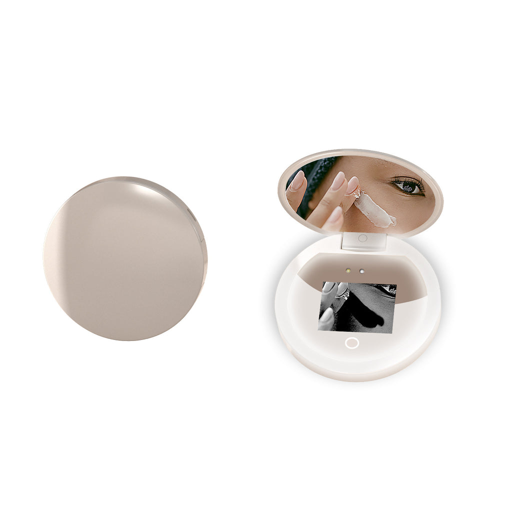 UV Smart Makeup Mirror with LED Light