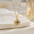 Four-Leaf Clover Diamond Projection Necklace Pendant