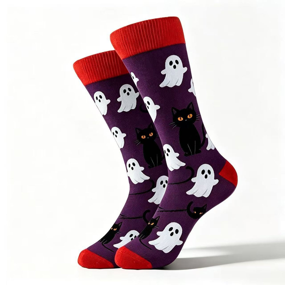 Halloween Themed Mid-Calf Cotton Socks