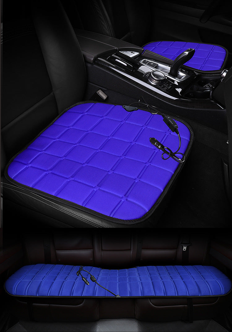 Winter car heating seat cushion