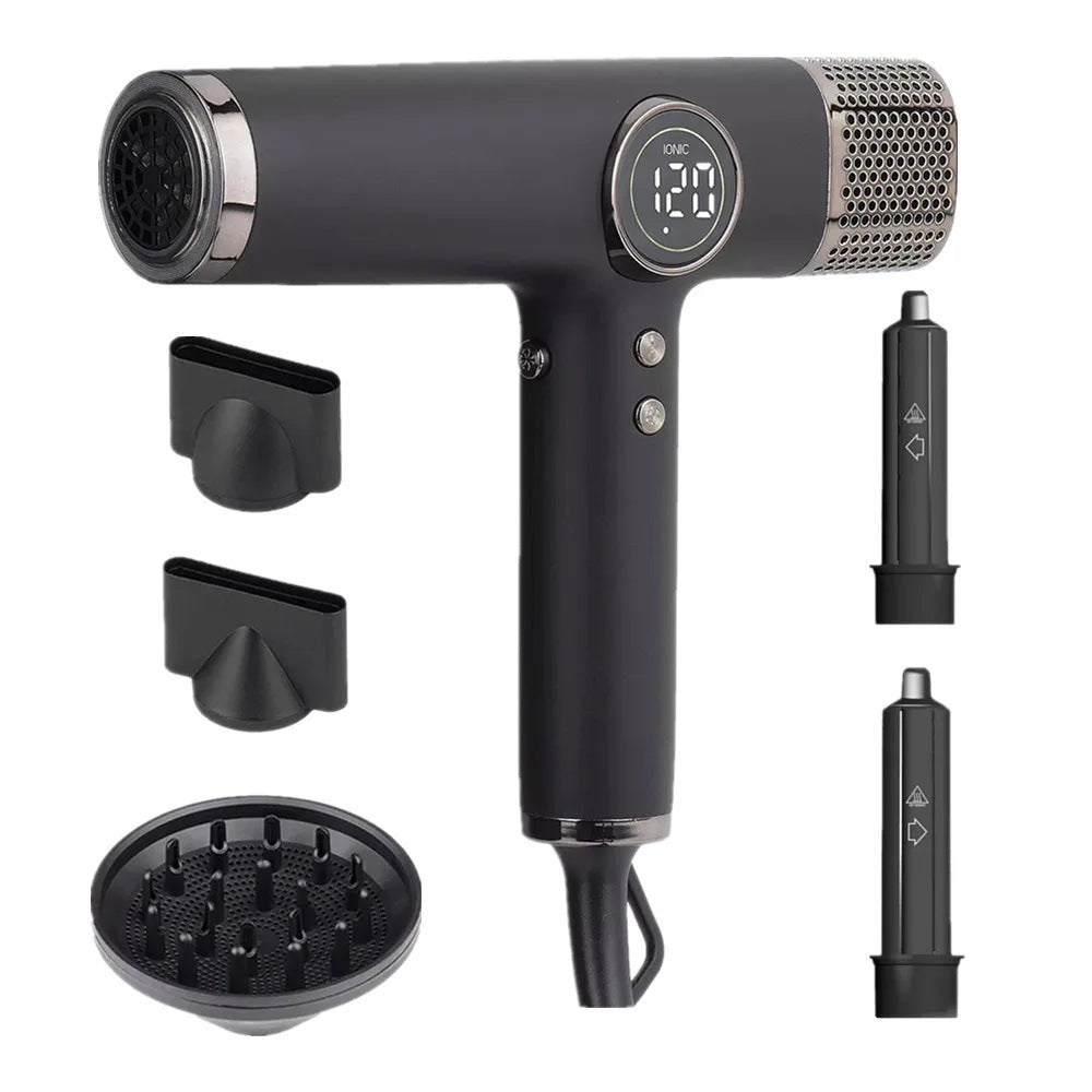 High-Speed Hair Dryer with Interchangeable Nozzles