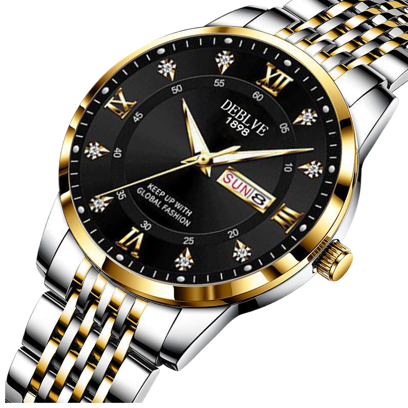 Fashion watch non-mechanical scanning
