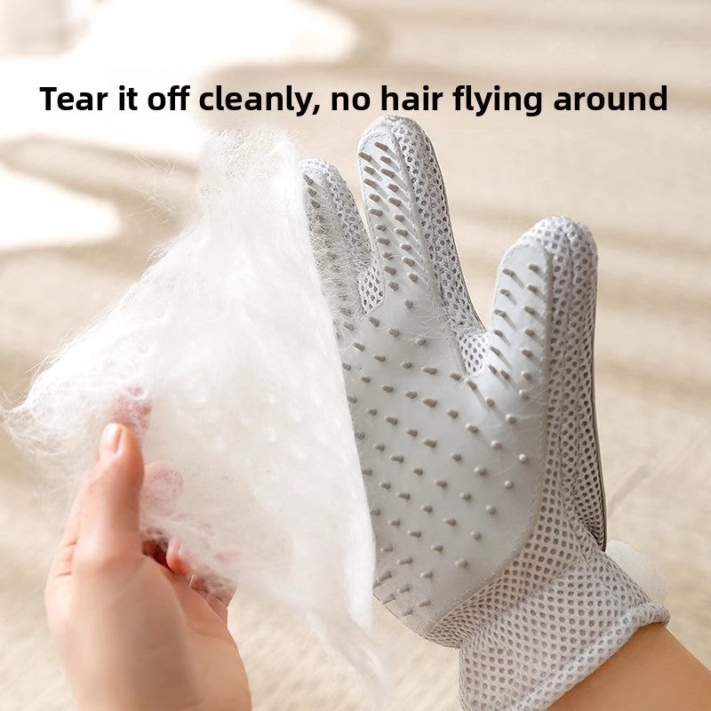 Pet Grooming Gloves for Cats and Dogs