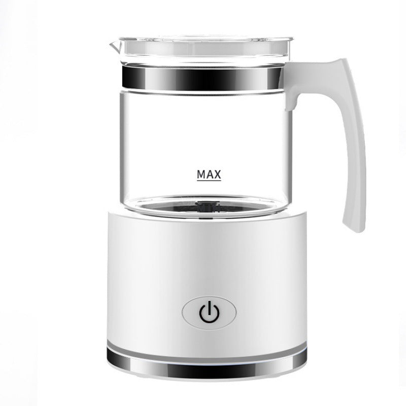 Hot and cold milk frother