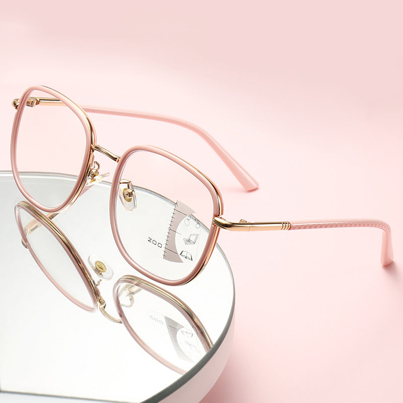 Multifocal Reading Glasses for Women with Anti-Blue Light